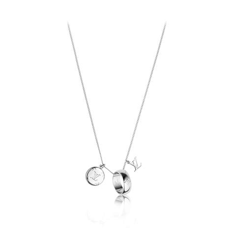 monogram charms necklace lv|Monogram charms necklace S00 .